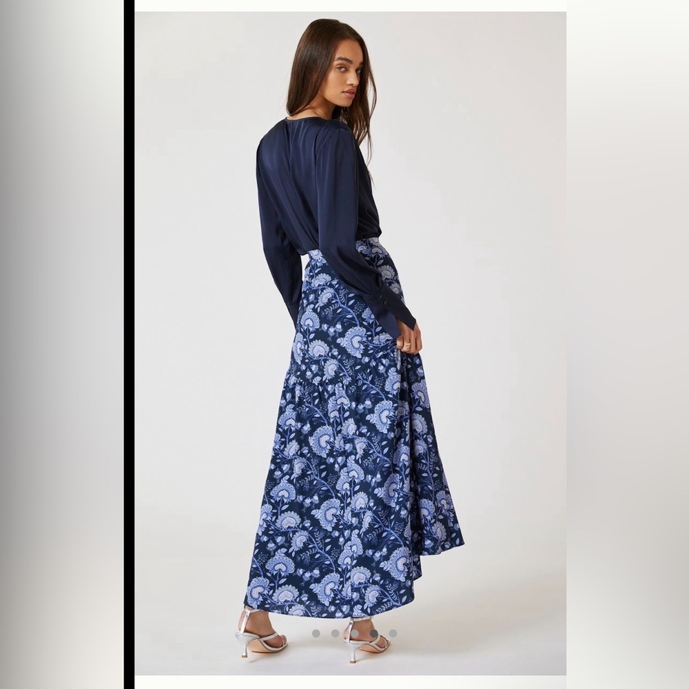 HUTCH PRINTED WRAP MAXI SKIRT - Picture 2 of 9